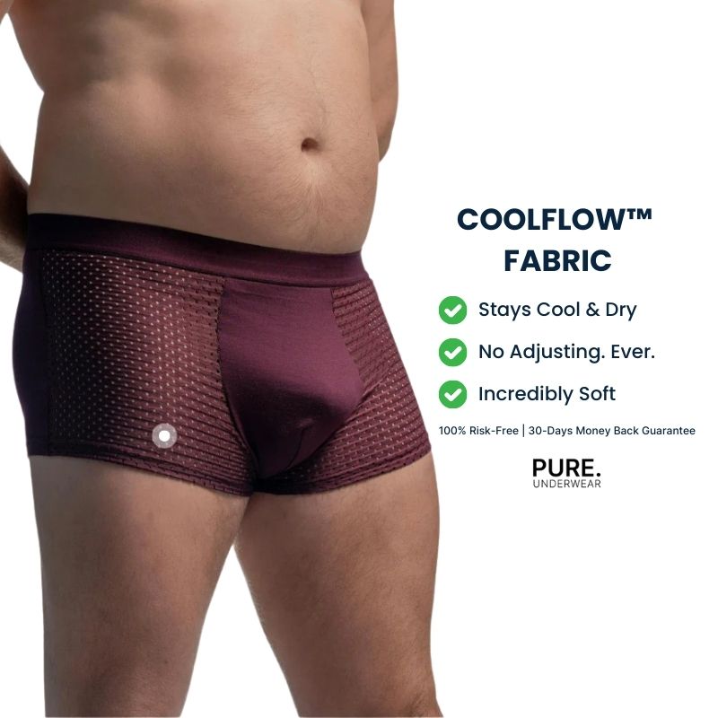 PURE. BAMBOO FIBRE BOXER SHORTS - FOR ALL-DAY COMFORT - PACK OF 2