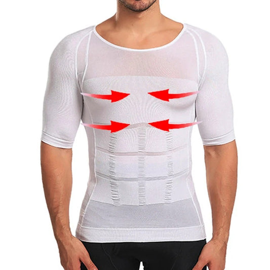 2-Pack Body Shape T-Shirt – Ultra Slimming & Posture Correcting Undershirt