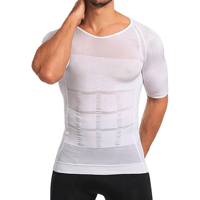 2-Pack Body Shape T-Shirt – Ultra Slimming & Posture Correcting Undershirt